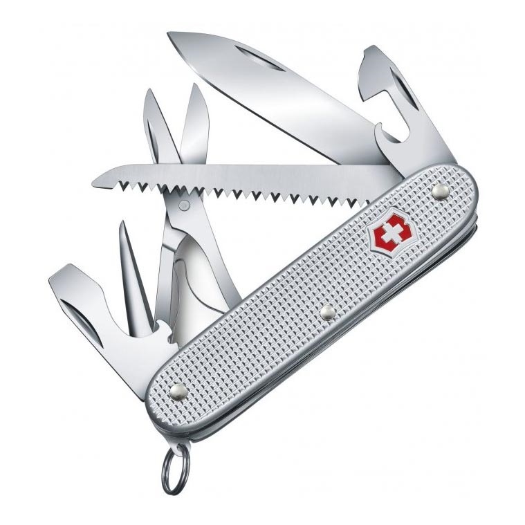 Victorinox - Couteau de poche multifonction 9,1 cm/ 9 fonctions chromé