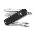 Victorinox - Couteau de poche multifonction CLASSIC SD 5,8 cm/7 fonctions noir