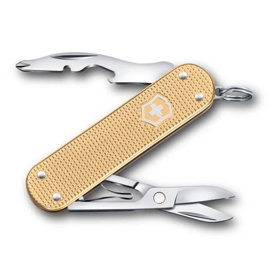 Victorinox - Couteau de poche multifonction COMPANION S ALOX 5,8 cm/5 fonctions doré