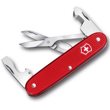 Victorinox - Couteau de poche multifonction COMPANION SLIM ALOX 9,3 cm/6 fonctions rouge