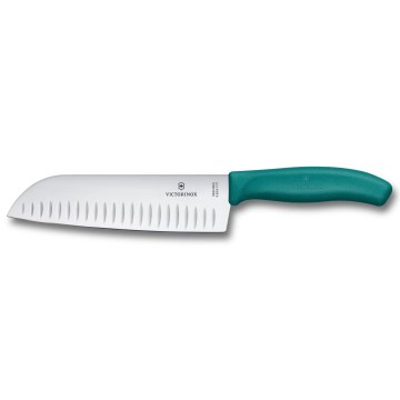 Victorinox - Couteau Santoku de cuisine SWISS CLASSIC 17 cm turquoise