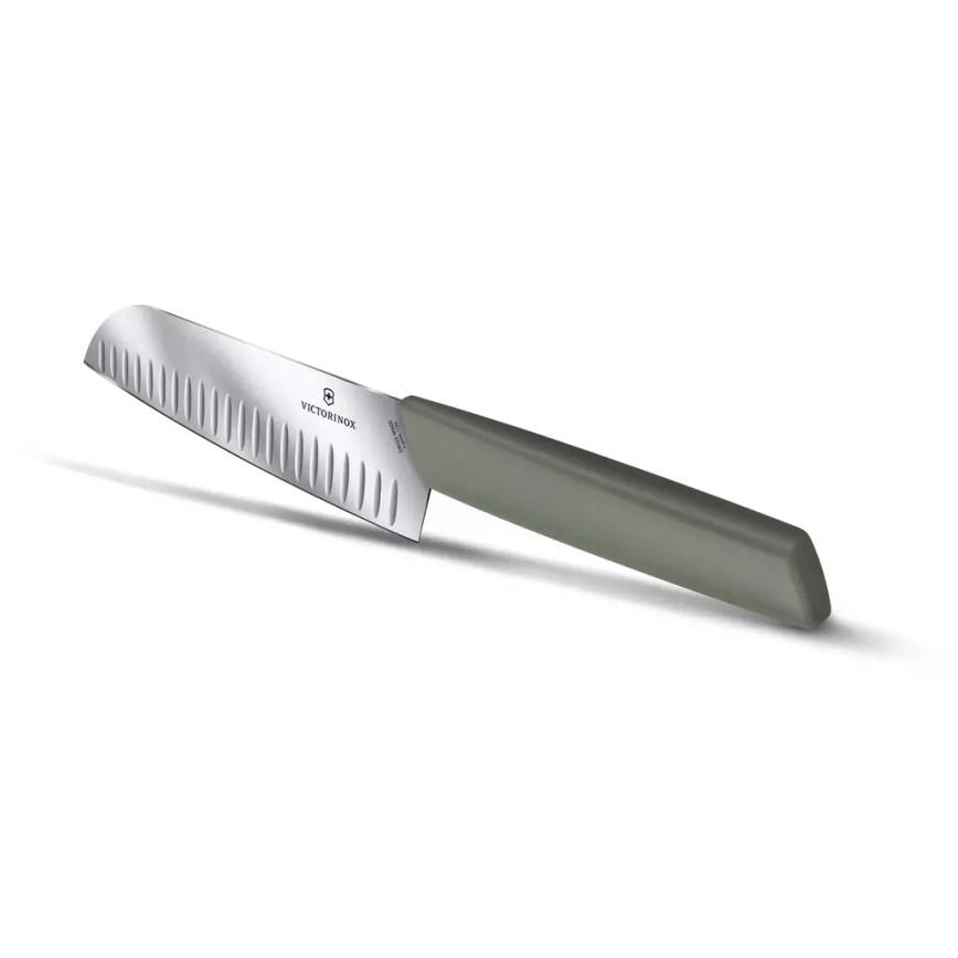 Victorinox - Couteau santoku de cuisine SWISS MODERN 17 cm vert