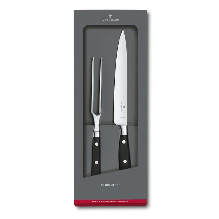 Victorinox - Ensemble à découper GRAND MAITRE, 2 pièces, noir
