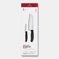 Victorinox - Ensemble de 2 couteaux de cuisine SWISS CLASSIC, noirs