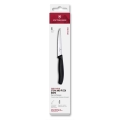 Victorinox - Ensemble de 6 couteaux à steak SWISS CLASSIC 11 cm, noirs