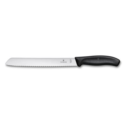 Victorinox - Ensemble de 6 couteaux de cuisine SWISS CLASSIC avec bloc de rangement, hêtre/beige