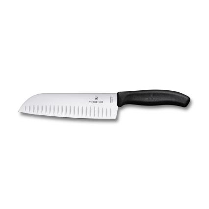 Victorinox - Ensemble de 6 couteaux de cuisine SWISS CLASSIC avec bloc de rangement, hêtre/beige