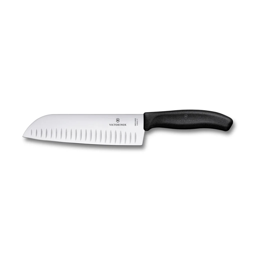 Victorinox - Ensemble de 6 couteaux de cuisine SWISS CLASSIC avec bloc de rangement, hêtre/beige