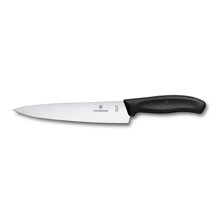 Victorinox - Ensemble de 6 couteaux de cuisine SWISS CLASSIC avec bloc de rangement, hêtre/beige