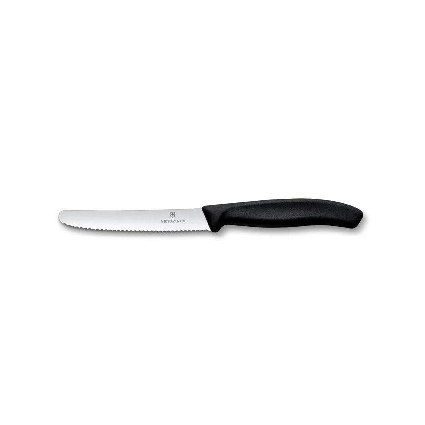 Victorinox - Ensemble de 6 couteaux de cuisine SWISS CLASSIC avec bloc de rangement, hêtre/beige