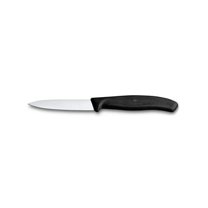 Victorinox - Ensemble de 6 couteaux de cuisine SWISS CLASSIC avec bloc de rangement, hêtre/beige