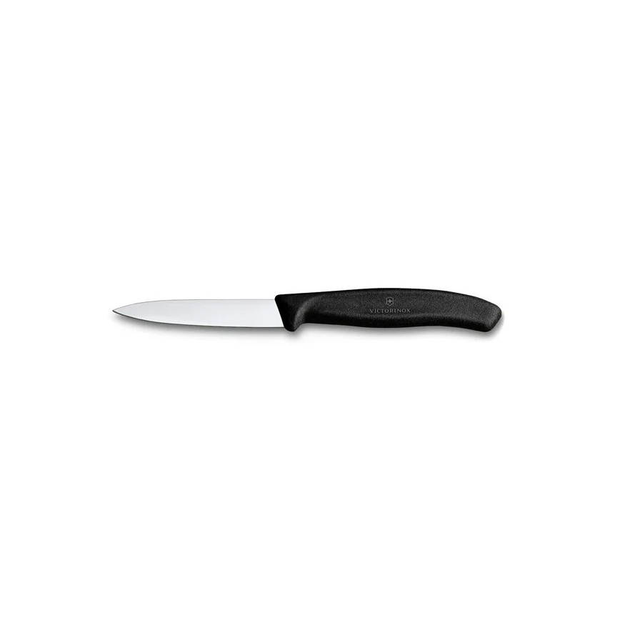 Victorinox - Ensemble de 6 couteaux de cuisine SWISS CLASSIC avec bloc de rangement, hêtre/beige