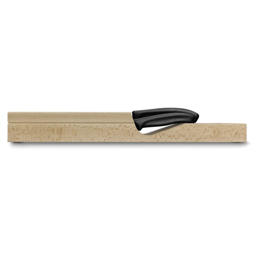 Victorinox - Ensemble de 6 couteaux de cuisine SWISS CLASSIC avec bloc de rangement, hêtre/beige