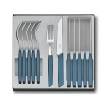 Victorinox - Ensemble de couverts SWISS MODERN 12 pièces, bleu