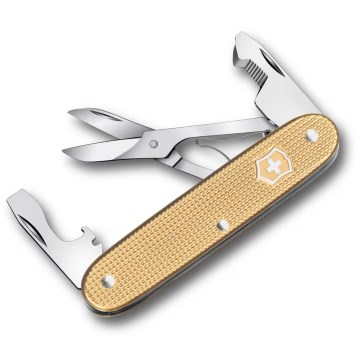 Victorinox - Outil de poche multifonctions COMPANION SLIM ALOX 9,3 cm/6 fonctions doré