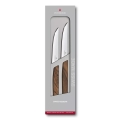 Victorinox - Set de 2 couteaux à steak SWISS MODERN 12 cm, manche en noyer