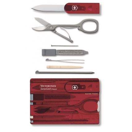 Victorinox - Set multifonction 10 fonctions rouge