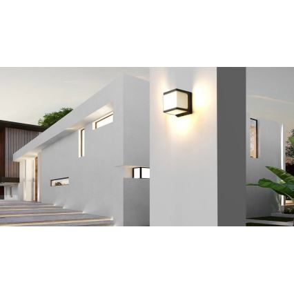 Viking - Applique murale solaire à LED avec capteur LED/1,5W/3,7V IP54 4000K 2000 mAh