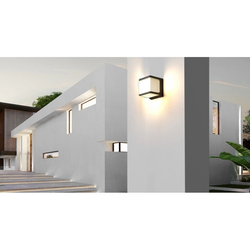 Viking - Applique murale solaire à LED avec capteur LED/1,5W/3,7V IP54 4000K 2000 mAh