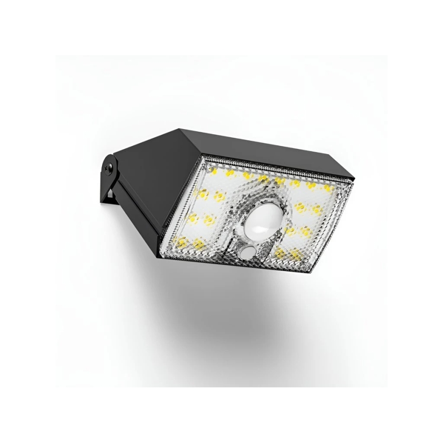 Viking - applique murale solaire LED avec détecteur LED/3,7V IP54 3000/4000K 2000 mAh