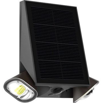 Viking - Applique murale solaire LED dimmable avec capteur LED/1,3W/3,7V IP44 4000K 2000 mAh
