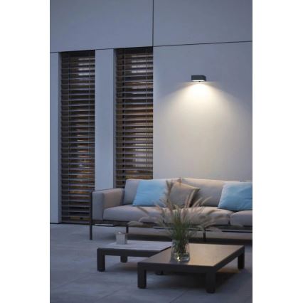 Viking - Applique murale solaire LED dimmable avec capteur LED/2W/3,7V IP65 4000K 2000 mAh