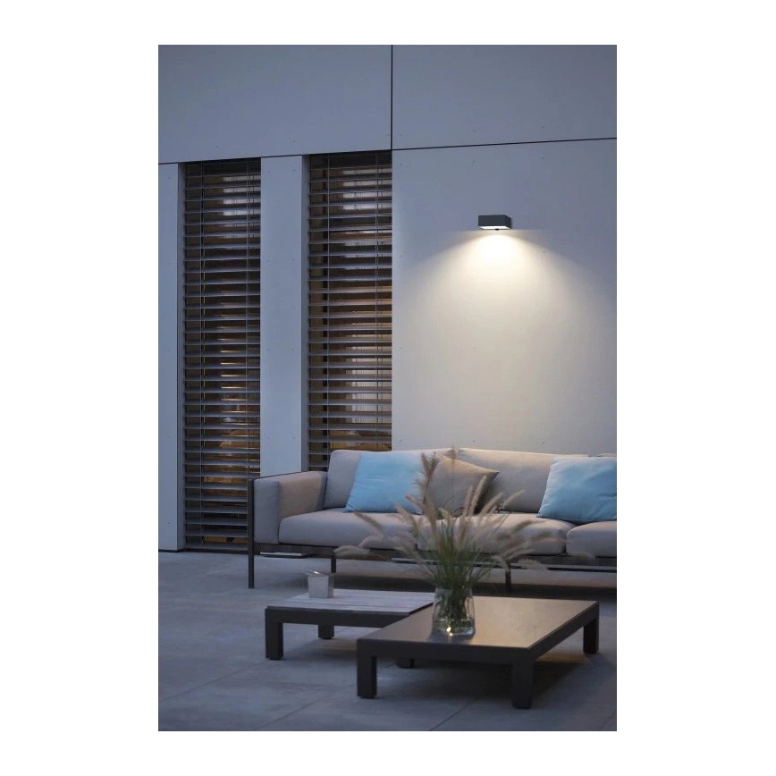 Viking - Applique murale solaire LED dimmable avec capteur LED/2W/3,7V IP65 4000K 2000 mAh