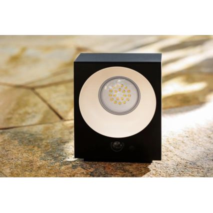 Viking - Applique murale solaire LED dimmable avec capteur LED/2W/3,7V IP65 4000K 2000 mAh