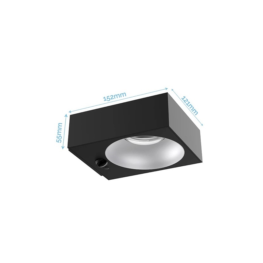 Viking - Applique murale solaire LED dimmable avec capteur LED/2W/3,7V IP65 4000K 2000 mAh