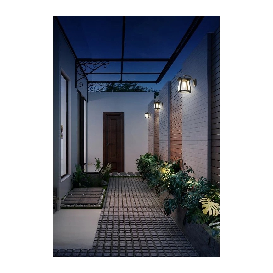 Viking - Applique murale solaire LED dimmable LED/2W/3,7V IP54 4000K 2000 mAh