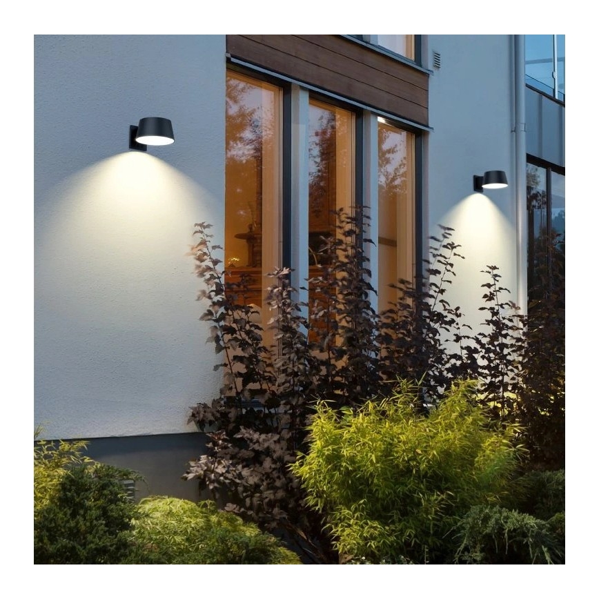 Viking - Applique murale solaire dimmable avec capteur LED/1W/3,7V IP44 4000K 2000 mAh