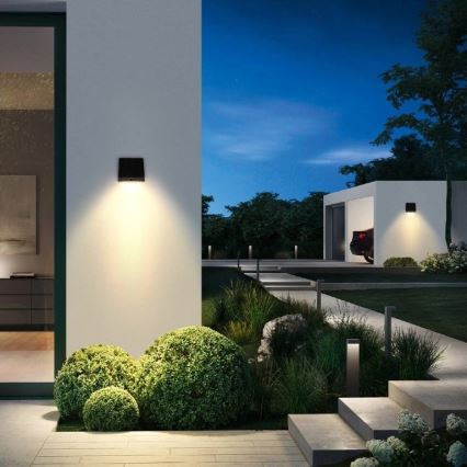 Viking - Applique murale solaire LED à intensité variable avec capteur LED/2W/3,7V IP54 4000K 2000 mAh