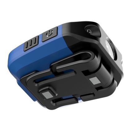 Viking - Lampe torche rechargeable à intensité réglable avec capteur et éclairage rouge LED/5V IPX4 200 lm 500 mAh