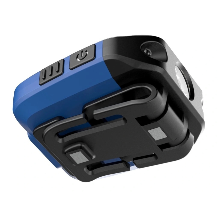 Viking - Lampe torche rechargeable à intensité réglable avec capteur et éclairage rouge LED/5V IPX4 200 lm 500 mAh