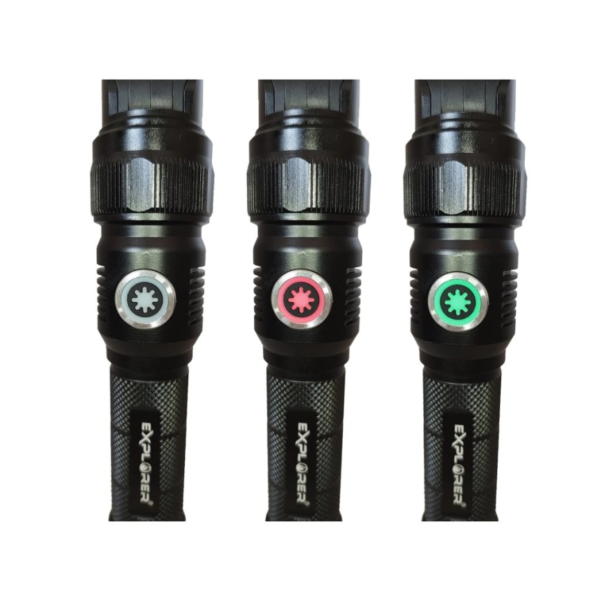 Viking - Lampe de poche LED rechargeable et dimmable LED/5V IPX4 1200 lm 5000 mAh