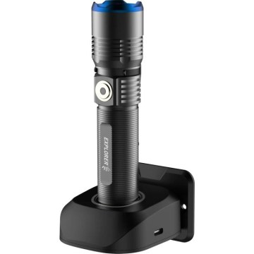 Viking - Lampe de poche rechargeable à LED à intensité réglable LED/5V IPX3 600 lm 2600 mAh