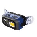 Viking - Lampe frontale LED rechargeable et dimmable équipée d'un capteur LED/5V IPX4 400 lm 3xAAA/1000 mAh
