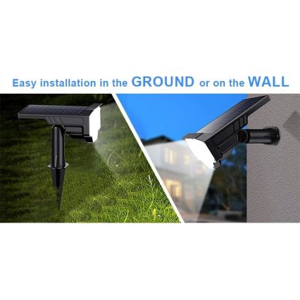 Viking - Lampe solaire LED/1W/3,7V IP65 6000K 2200 mAh