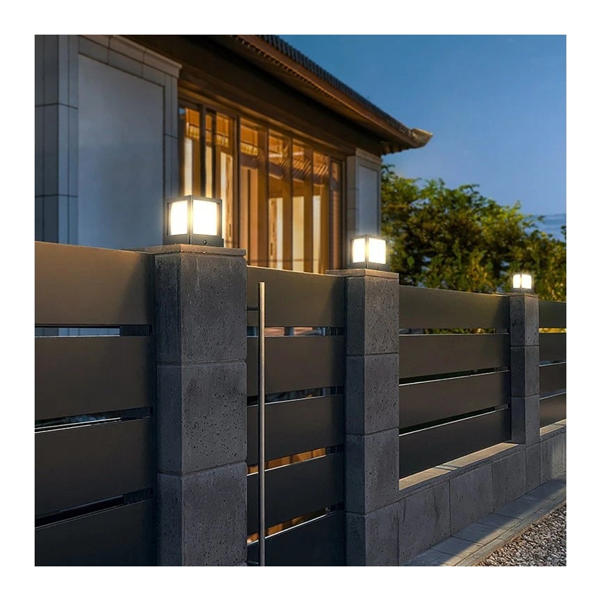 Viking - Lampe solaire LED avec capteur LED/1,4W/3,7V IP54 4000K 2000 mAh