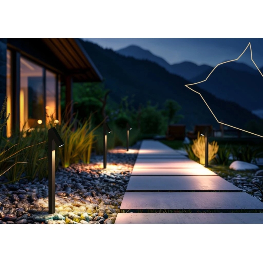 Viking - LED lampe solaire LED/1,4W/3,7V IP65 3000K