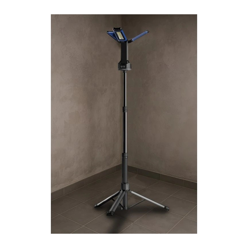 Viking - projecteur LED rechargeable sur pied 3xLED/5V IPX4 4500 lm 4000 mAh