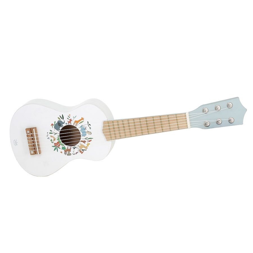 Vilac - Guitare en bois pour enfants Animaux du monde Sarah Betz