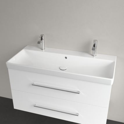 Villeroy & Boch 4156A401 - Lavabo mural AVENTO 100x47 cm céramique/blanc