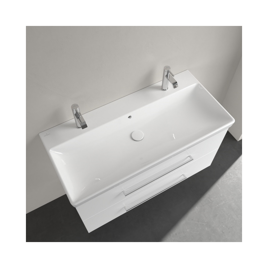 Villeroy & Boch 4156A401 - Lavabo mural AVENTO 100x47 cm céramique/blanc