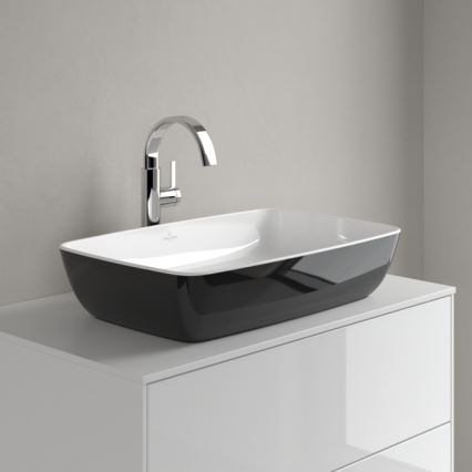 Villeroy & Boch 417258BCT8 - Vasque à poser ARTIS 58 x 38,5 cm en céramique, noir