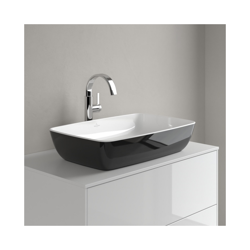 Villeroy & Boch 417258BCT8 - Vasque à poser ARTIS 58 x 38,5 cm en céramique, noir