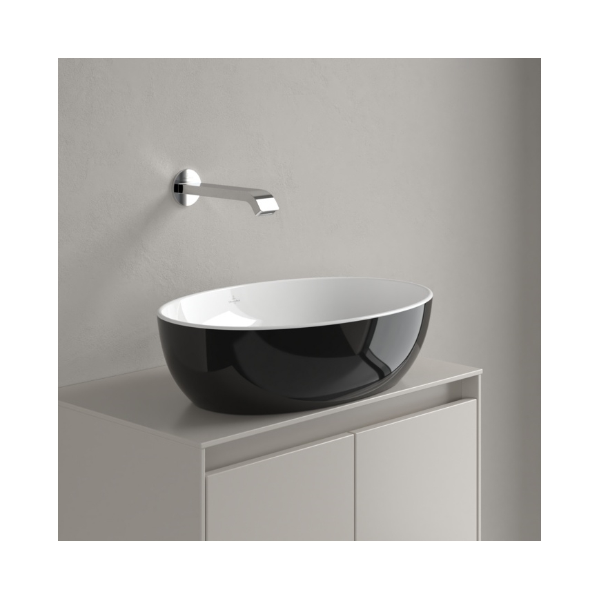 Villeroy & Boch 438848BCT8 - Lavabo encastré ARTIS 48 x 32,5 cm céramique/noir