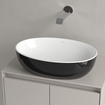 Villeroy & Boch 438848BCT8 - Lavabo encastré ARTIS 48 x 32,5 cm céramique/noir