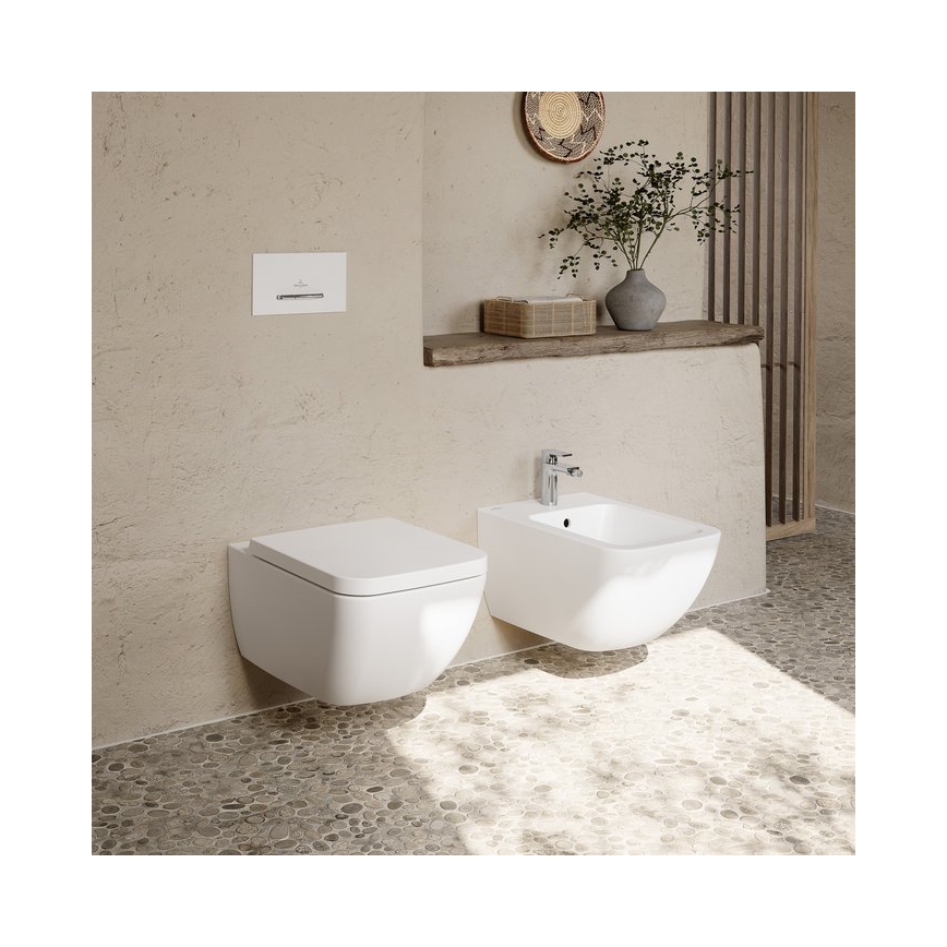 Villeroy & Boch 441100R1 - Bidet suspendu VENTICELLO céramique/blanc