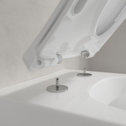 Villeroy & Boch 4611RL01 - WC suspendu avec abattant SoftClose VENTICELLO, céramique/blanc